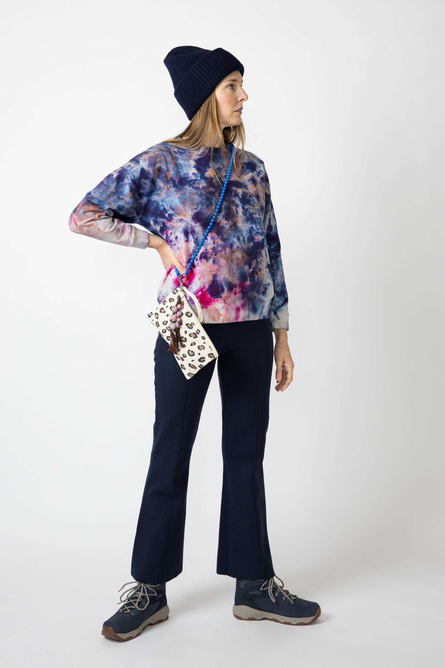 Fuchsia Fuchsita Hand-Dyed Sweatshirt