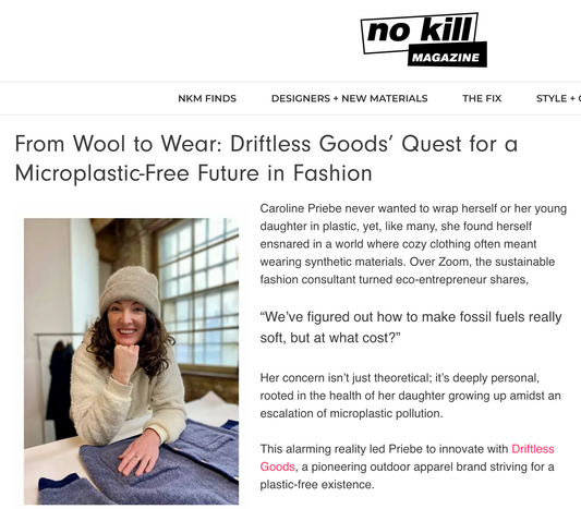 From Wool to Wear: Driftless Goods’ Quest for a Microplastic-Free Future in Fashion