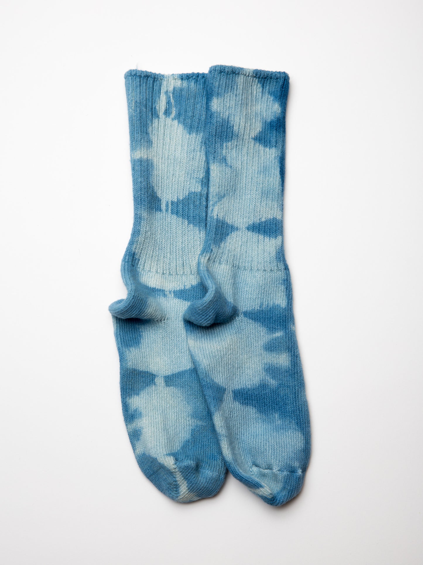 Indigo Organic Cotton Crew Socks