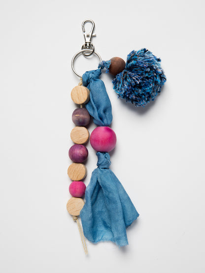 Indigo Mix Bag Charm