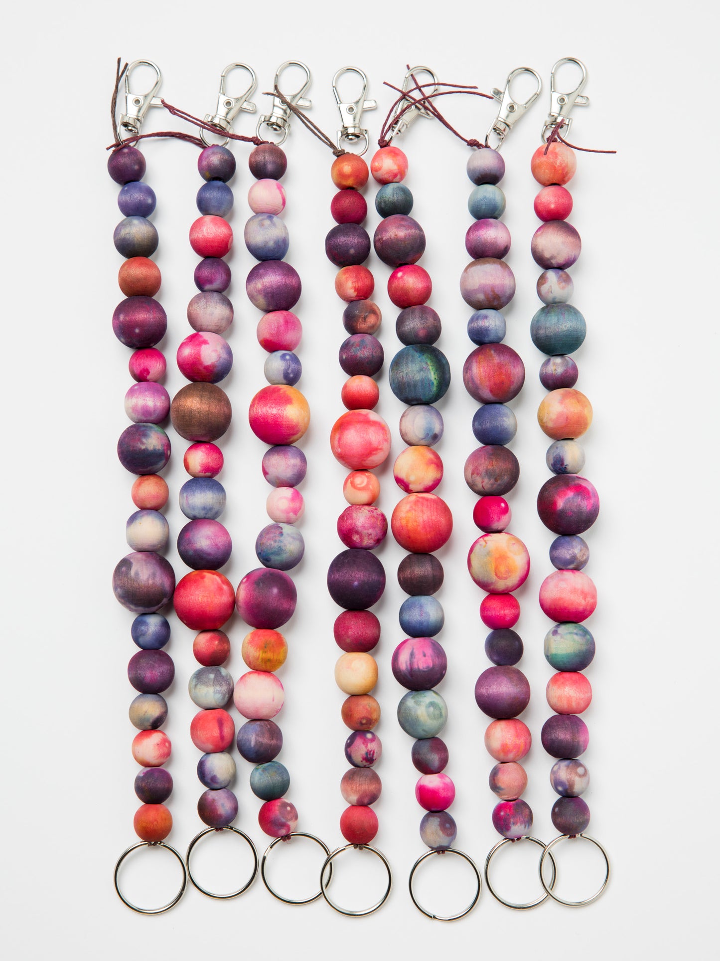 Celestial Orbs Wristlet - Handmade Phone Strap