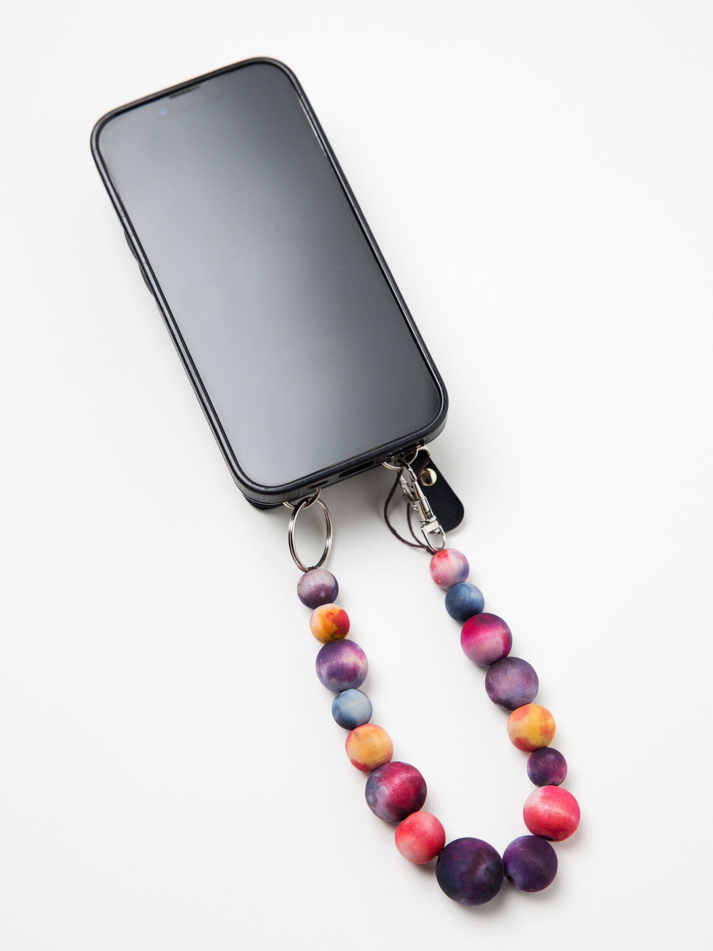 Celestial Orbs Wristlet - Handmade Phone Strap