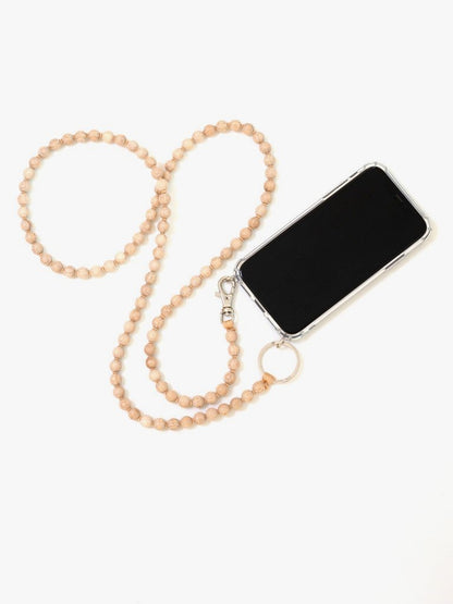 Handykette phone necklace - beige/beige