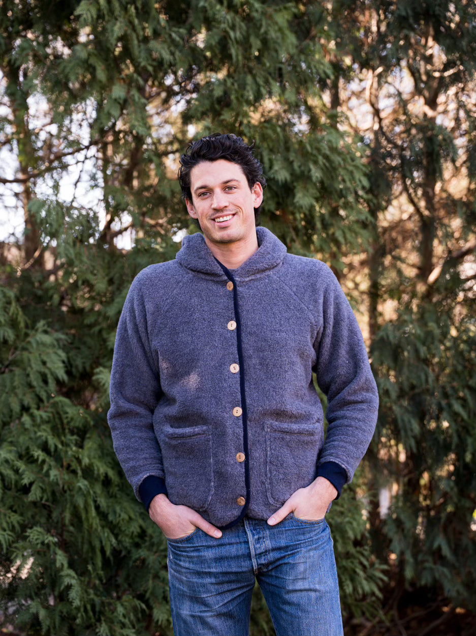 100 wool top hoodie mens