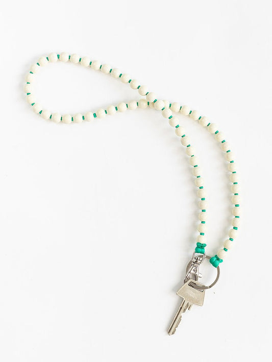 Perlen Long Keychain - opal/green